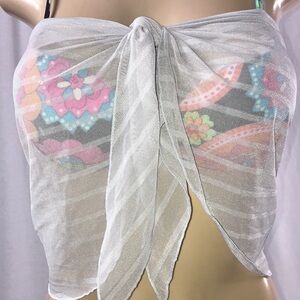 Zuliana Striped Short Sarong Made in USA